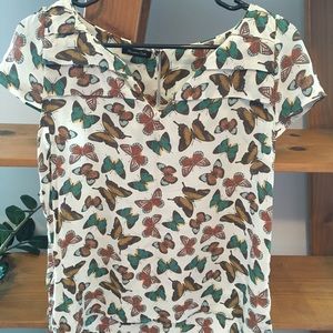 Maximo Dutti silk blouse